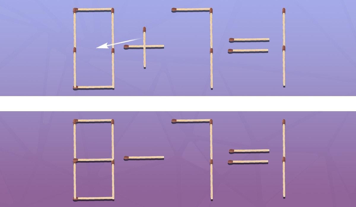 Turite perkelti vieną degtuką, kad lygybė būtų teisinga: greitas IQ testas