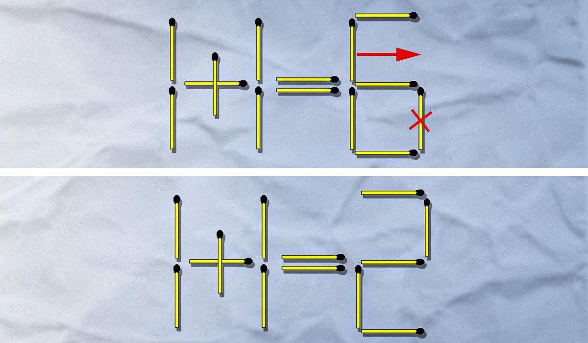 Vieną degtuką reikia išmesti, o kitą – pertvarkyti: sunkus testas IQ patikrinti