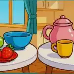 IQ testas: raskite 3 skirtumus vaisiaus paveikslėlyje ant stalo per